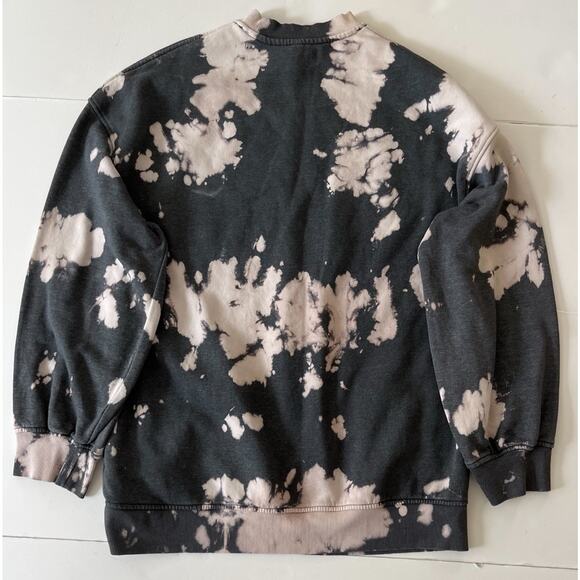 HM Nirvana Tie Dye Sweatshirt Women XS Gray Oversized Grunge - Picture 9 of 9